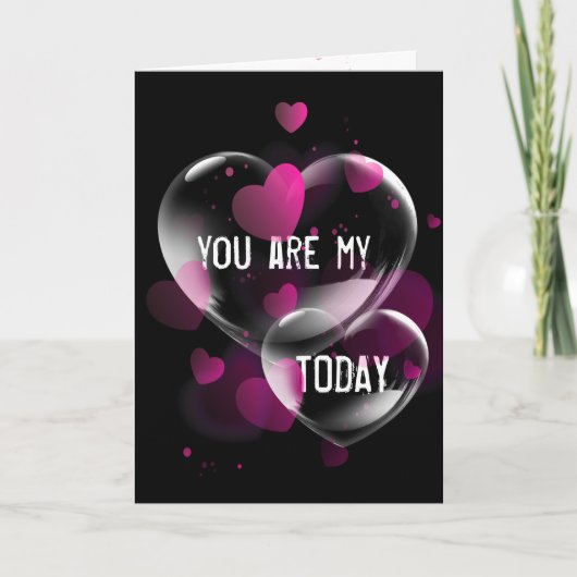 アニバーサリーハートバブル カード (正面)