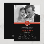 アニバーサリーバンド アニバーサリー ご招待 招待状 (正面/裏面)