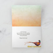 アニバーサリーファンドフレンドキジのゲームバード カード (内部)