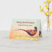 アニバーサリーファンドフレンドキジのゲームバード カード (黄色い花)