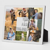アニバーサリーフォトコラージュYou are the One Gray フォトプラーク (側面)