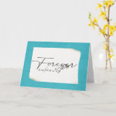 アニバーサリーフォーエバーオンカール紙 カード (黄色い花)