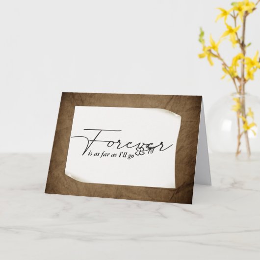 アニバーサリーフォーエバーオンカール紙 カード (黄色い花)