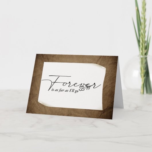 アニバーサリーフォーエバーオンカール紙 カード (正面)