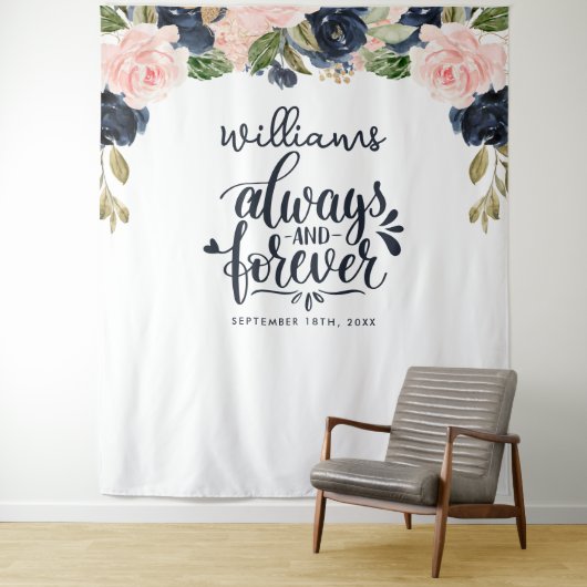 アニバーサリーフォーエバーニーピンクフローラ タペストリー (インサイチュ)