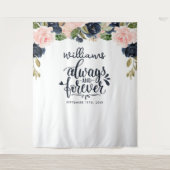 アニバーサリーフォーエバーニーピンクフローラ タペストリー (正面)