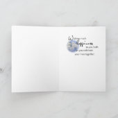 アニバーサリーフラワーオンブルー カード (内部)