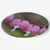 アニバーサリーブリーディングハート紙プレート ペーパープレート (アングル)