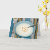 アニバーサリーブレックファーストI Love You カード (黄色い花)