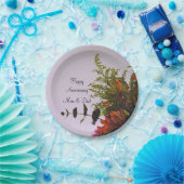 アニバーサリーブーケ紙プレート ペーパープレート (パーティー)