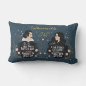 アニバーサリーモエレガントノグラムフェアリータリー引用文 ランバークッション (裏面)