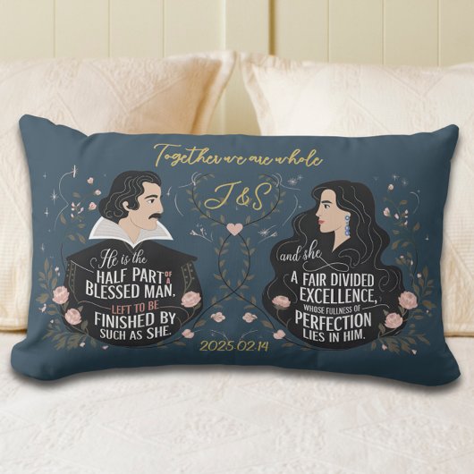 アニバーサリーモエレガントノグラムフェアリータリー引用文 ランバークッション