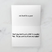 アニバーサリーユーモアあいさつカード カード (内部)