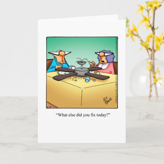 アニバーサリーユーモアあいさつカード「斑点」 カード (黄色い花)