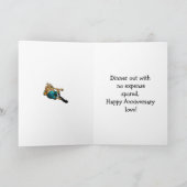 アニバーサリーユーモアのグリーティングカード カード (内部)