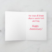 アニバーサリーユーモアカード カード (内部)