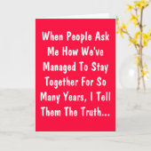 アニバーサリーユーモアカード カード (黄色い花)