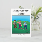 アニバーサリーユーモアパーティの招待状「スペクタクル」 招待状 (スタンド正面)