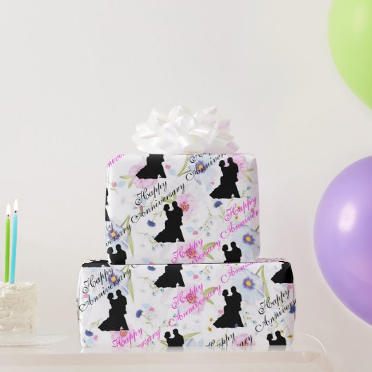 アニバーサリーラッピング紙 ラッピングペーパー (パーティーギフト)