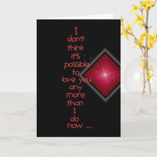 アニバーサリーラブ カード (黄色い花)