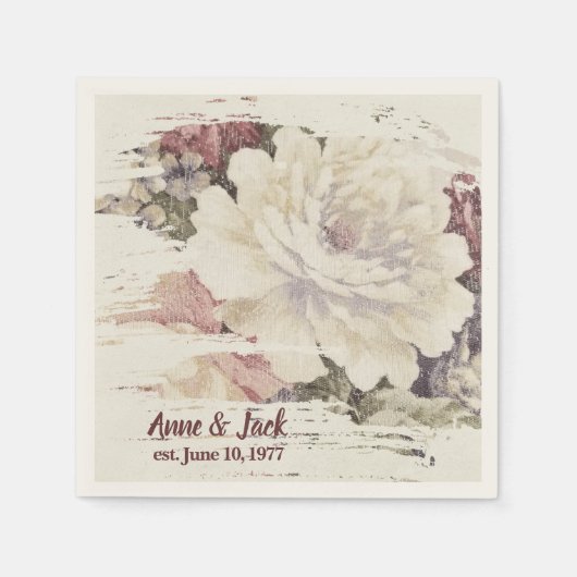 アニバーサリーヴィンテージタペストリーバラ スタンダードカクテルナプキン (正面)