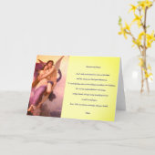 アニバーサリー祈りの言葉 カード (黄色い花)