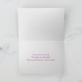 アニバーサリー紙ハートリンク カード (内部)