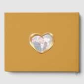 アニバーサリー結婚・ゴールデンの写真ハート50年 ゲストブック (裏面)