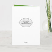 アニバーサリー虎猫子猫イングラス カード (裏面)