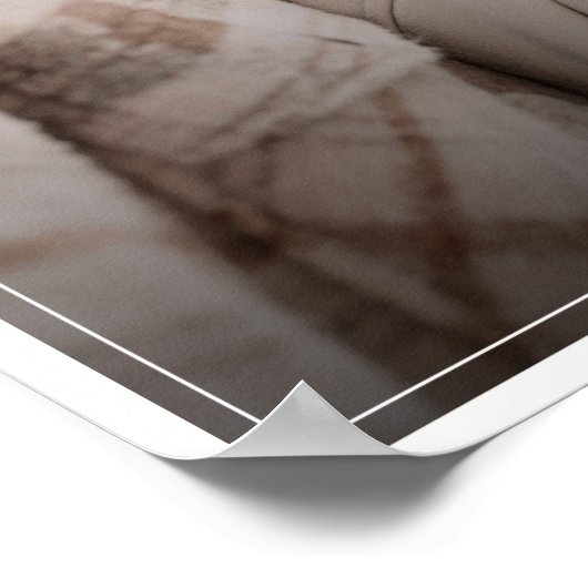 アニバーサリー誌フォトカバーのパーソナライズされたポスター ポスター (角)