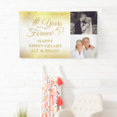 アニバーサリー金ゴールドハートYEARS INTO FOREVER 2 Photo 横断幕 (インサイチュ)