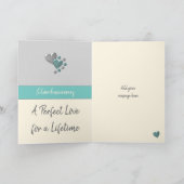 アニバーサリー25thシルバー25年ターコイズクリーム カード (内部)