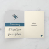 アニバーサリー25thシルバー25年ダークブルークリーム カード (内部)