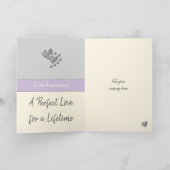 アニバーサリー25thシルバー25年パープルクリーム カード (内部)