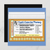 アニバーサリーRX forおもしろい 招待状 (正面/裏面)