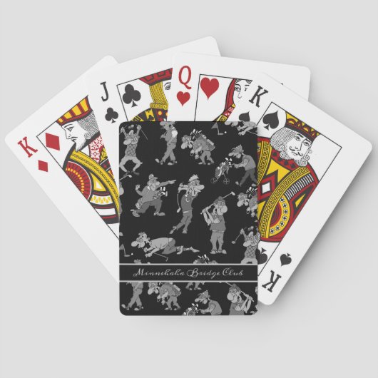 アニパーソナライズされたメゴルファー トランプ (裏面)