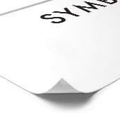 アニベレ |勤勉と忍耐力の象徴 ポスター (角)