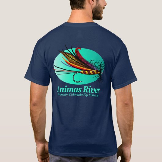 アニマス川(フライ) Tシャツ (裏面)