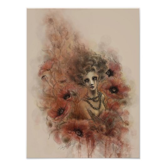 アニマソラダークファンタジーアートプリント フォトプリント (正面)