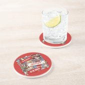 アニマルおもしろいファン最高のブラザー編集漫画 コースター (側面)