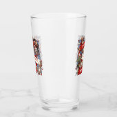 アニマルおもしろいファン誕生日名Cartoonを追加 タンブラーグラス (右)