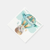 アニマルアドベンチャーウォーターカラーボホバースデーパーティー スタンダードカクテルナプキン (角)