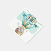 アニマルアドベンチャーウォーターカラーボホベイビーシャワー スタンダードカクテルナプキン (角)