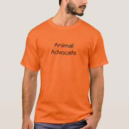 アニマルアドボケート 引用句 オレンジ ユニセックスTシャツ Tシャツ