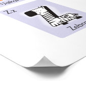 アニマルアルファベット – フラッシュカードスタイル ポスター (角)