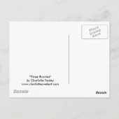 アニマルアートポストカード「3匹のバンニ」 ポストカード (裏面)