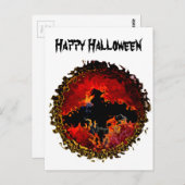 アニマルアート不気味こうもり ポストカード (正面/裏面)