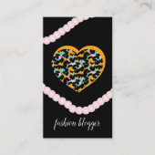 アニマルウーマン美しいファッショニスタブロガープランナー部 名刺 (正面)