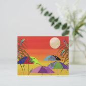 アニマルオアシスはがき ポストカード (スタンド正面)