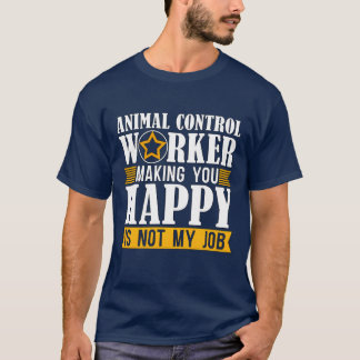 アニマルオフィサー 動物管理 保護犬担当 オフィサー v tシャツ